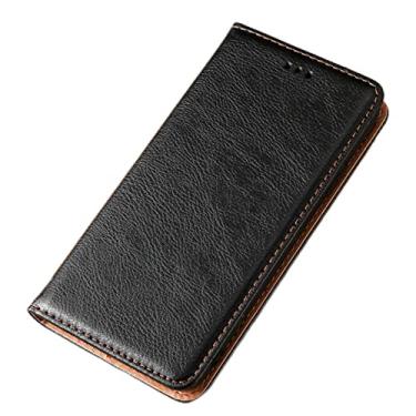 Imagem de YINGDAFENG Capa para iPhone 14 Plus, capa carteira magnética com slots para cartão e proteção da câmera em couro PU suporte capa flip à prova de choque TPU capa interna, preta