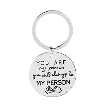 Imagem de Chaveiro Best Friend - Chaveiro de Promessa Pinky - You are My Person - Chaveiro cinza anatomia - Joia de Promessa Pinky - Joia You're My Person