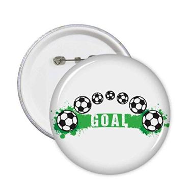 Imagem de Ponte futebol futebol esportes alfinetes crachá botão emblema acessório decoração 5 peças