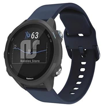 Imagem de Pulseira NSmart compatível com Garmin Forerunner 245/645 Music/Vivomove/Vivomove HR and Active 3 - Nandos-Store (Azul Petroleo 2)