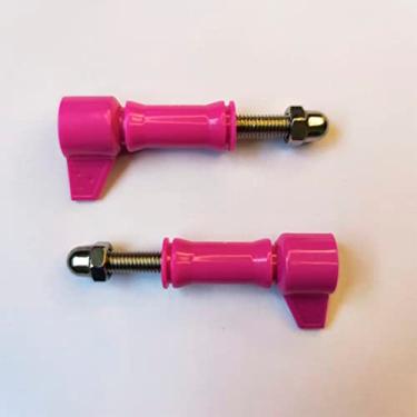 Imagem de Parafuso Longo com Aba e Porca para GoPro SJCAM - 2 unidades - ROSA