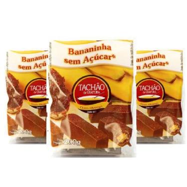 Imagem de 3x Bananinha Sem Açúcar TACHÃO DE UBATUBA 200g