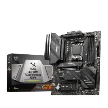 Imagem de MSI Placa-mãe para jogos MAG X670E Tomahawk WiFi (processadores AMD Ryzen 9000/8000/7000, AM5, DDR5, PCIe 5.0, SATA 6Gb/s, M.2, USB 3.2 Gen 2, Wi-Fi 6E, Bluetooth 5.3, LAN de 2,5 Gbps, HDMI/DP, ATX)