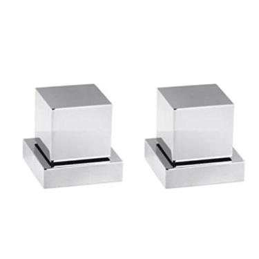 Imagem de Kit 2 Acabamentos P/Registro Quadrado 3/4 Padrão Deca