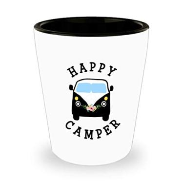 Imagem de Copo de shot Happy Camper – Presentes para campistas