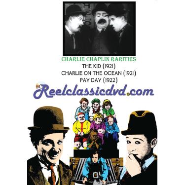 Imagem de CHAPLIN RARITIES: ALTERNATE VERSIONS -CHARLIE ON THE OCEAN, PAY DAY, THE KID [Region Free]
