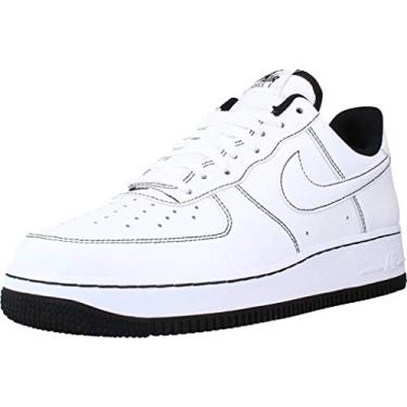 8.5 Men Nike Air Force 1 Low NY vs. NY White/Black Leather CW7297-100 New  In Box