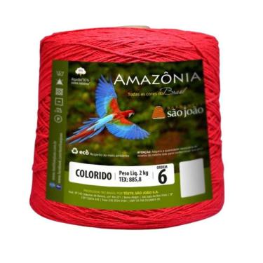 Imagem de Barbante Amazonia 2kg Fio 6 Crochê Tricô