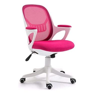 Imagem de Cadeira de escritório Cadeira de escritório Cadeira de escritório de lazer Encosto de malha Cadeira giratória ergonômica Cadeira de trabalho com trava de 120 °, assento 360 ° Cadeira de jogo com base