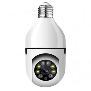 Imagem de Câmera Lâmpada 2022 Câmera Espiã de Segurança WiFi, 1080P Câmera de Base E27 com Visão Noturna Infravermelha intercomunicador bidirecional, Câmera Vigilância com Função de Rastreamento Automático