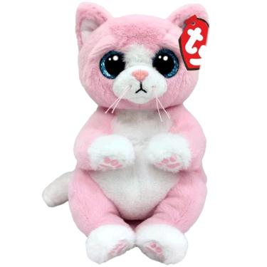 Imagem de Pelúcia Ty Beanie Bellie Gatinha Lillibelle Olhos de Glitter