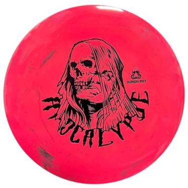 Imagem de DOOMSDAY DISCS Apocalipse | Motorista de golfe de disco incrivelmente estável | Jogadores avançados e lançadores overhand em plástico Shockwave (vermelho)