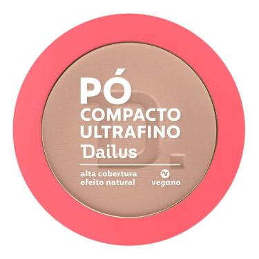 Imagem de Pó Compacto Ultrafino Dailus D3 Cor Claro Com 10G