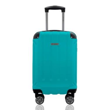 Imagem de Mala de Viagem Bordo Rígida em ABS Cadeado Segredo Rodas Duplas 360º Gladiador A5MB Tamanho PP Turquesa