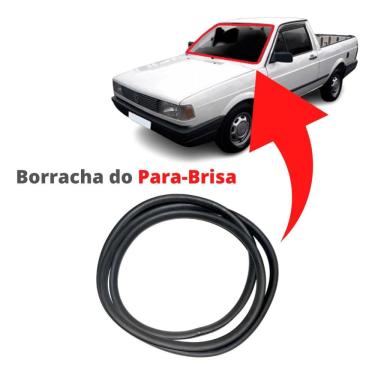 Imagem de Borracha Do Vidro Dianteiro Parabrisa Saveiro 1982 Até 1997 [F103]