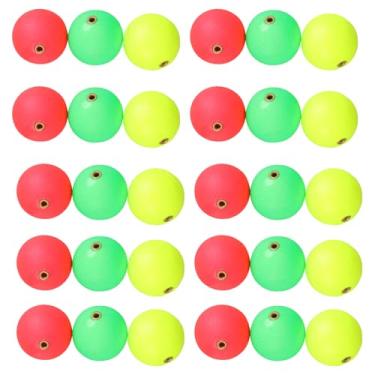Imagem de 30 peças boias de pesca flutuadores plataformas de pesca Bobber isca de pesca bolas flutuantes boias boias espumas ferramentas de pesca espumas equipamento de pesca suprimentos de pesca