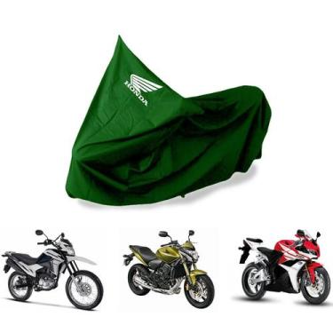 Imagem de Capa Protetora Impermeável Para Moto Honda - SPTS,  G, Verde