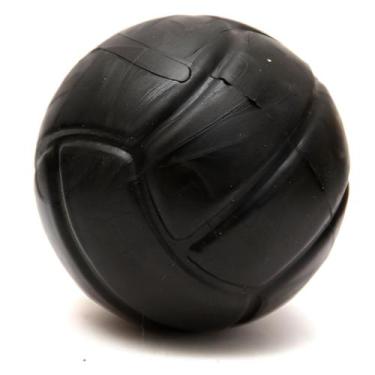 Imagem de Brinquedo Pet Cachorro Bola Lisa Black Maciça Resistente 85mm - 2D Pet