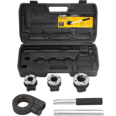 Imagem de Jogo Tarraxas Manuais Para Canos Metálicos 1/2 a 1" BSPT Vonder