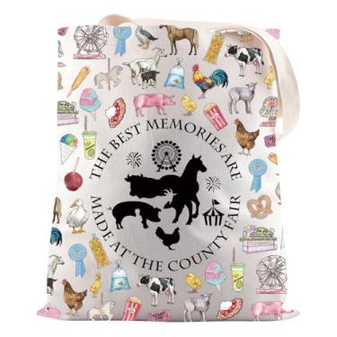Imagem de JNIAP County Fair Gift The Best Memories are Made at The County Fair Tote Bag Fair, Feita na bolsa County Fair