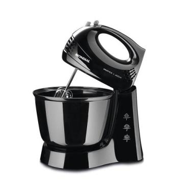 Imagem de Batedeira Mondial Prática B-44-B Preta - 400W 110V, UNICA, U, 110V