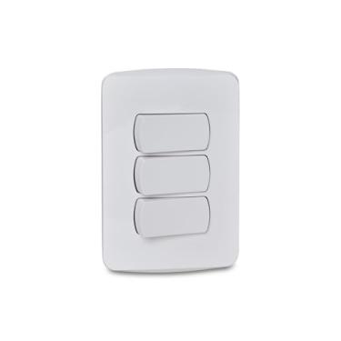 Imagem de Conjunto 3 Interruptores Simples 10A 250V Branco Miluz S3B62210, Schneider Electric