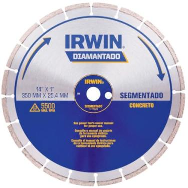 Imagem de IRWIN 1777223 Disco Diamantado Segmentado Premium para Concreto 350 mmx25.4 mm Prata e Azul1777223