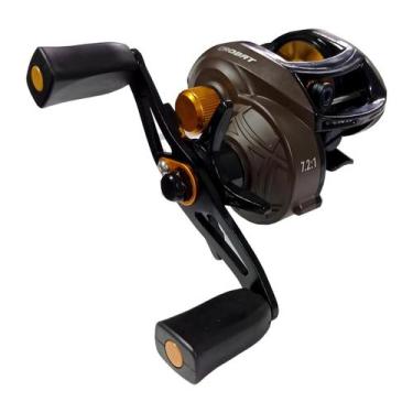 Imagem de Carretilha de Pesca CROBAT 4 Rolamentos  Maruri, Marrom, Direita