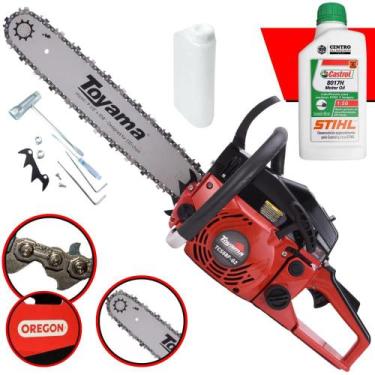 Imagem de Motor Serra Moto Serra Motosserra Com ÓLEO STIHL Á Gasolina 2T 55cc 3,