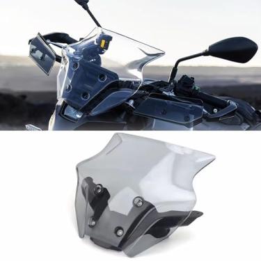 Imagem de RUNNING PANTHER Defletores de para-brisa para Yamaha MT-09 MT09 MT 09 mt09 2024, suporte de carenagem frontal esportivo de acrílico para motocicleta, protetor de vento, acessórios de viseira (conjunto