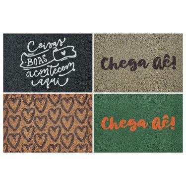 Imagem de Capacho em Vinil Euro Sweet Home Estampado - Item Variado
