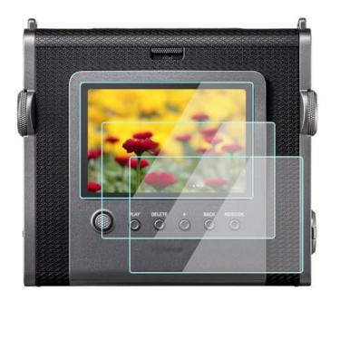 Imagem de YRTIYO Protetor de tela Wide EVO compatível com câmera INSTAX Wide EVO, vidro temperado 9H, antiarranhões, antibolhas, ultratransparente (pacote com 3)