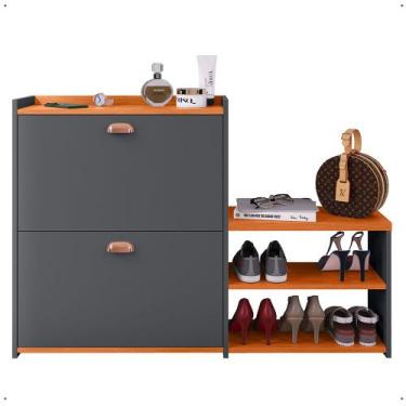 Imagem de Sapateira Organizadora para Quarto Closet Hall de Entrada com Banco 2 