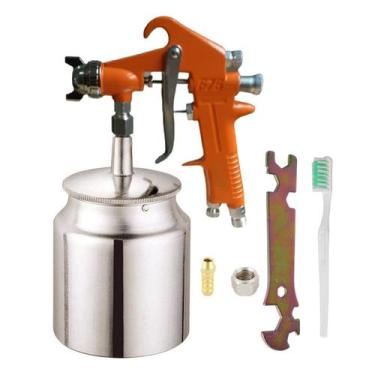 Imagem de Micro Pistola Pintura Retoque Caneca Sucção 400cc Alumínio - yankhi