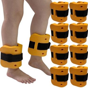Imagem de Kit 4 Pares de Caneleiras de Hidroginástica Em EVA Peso 3 à 4kg DF4032