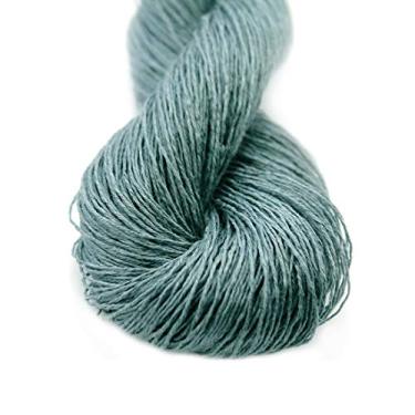 Imagem de Lotus Yarns Fio de crochê 100% linho natural para tricô à mão 50 g/Hank para roupas da moda de verão roupas de bebê macias e legais (6)