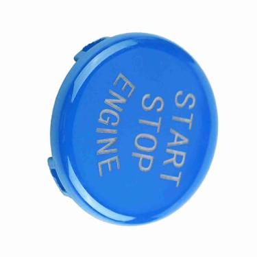 Imagem de Botão Iniciar Motor Chave De Ignição Tampa, ABS, Com E Argila, para E Disco Inferior (Azul (e chassi))