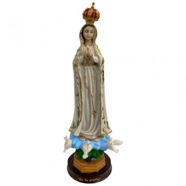 Imagem de Imagem Nossa Senhora de Fátima em Resina 31 cm - META ATACADO