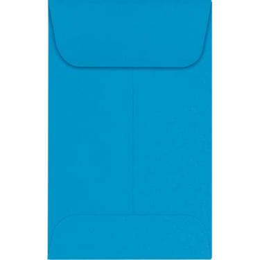 Imagem de LUXPaper #1 Envelopes de moedas em Piscina de 36 kg. Envelopes para coleções de moedas, sementes de jardim, carimbos e mais, com cola hidratada, embalagem com 50, tamanho do envelope 2 1/4 x 3 1/2 (azul)