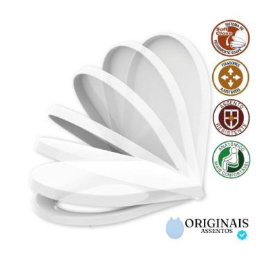 Imagem de Tampa de vaso Icasa em PP modelo Vesúvio fechamento suave - Tupan, Bra