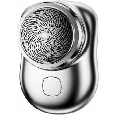 Imagem de Mini Barbeador Elétrico Aparelho De Barbear Masculino A Prova D Água Máquina Para Barba Recarregável Via Usb Portátil