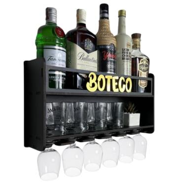 Imagem de Bar Barzinho Adega Suporte De Parede Para Whisky Destilados