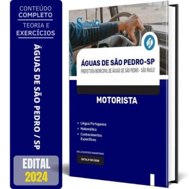 Imagem de Apostila Prefeitura De Águas São Pedro Sp 2024 - Motorista - Editora S