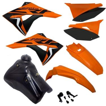 Imagem de Kit Plástico Biker Next Crf 230 2007 P/ 2020 Adesivos e Tanque