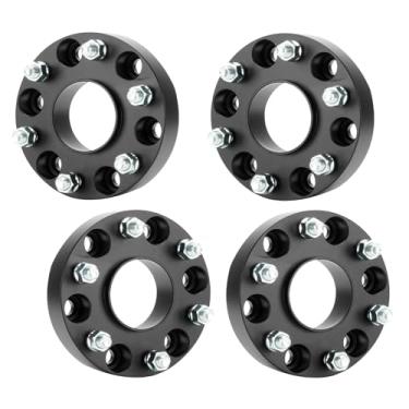 Imagem de ILONPA Espaçadores Hubcentric de roda de 6 x 5,5 1,5 polegadas (38,1 mm) com pinos M14x1,5, furo de 77,8 mm para Ram 1500 2019, 2020, 2021, 2022, 2023, 6 x 139,7 mm, serve para 6 adaptadores de roda