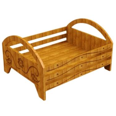 Imagem de Bandeja Com Alças Corte à Laser Em Mdf