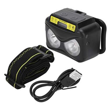 Imagem de XPG COB INDUÇÃO AMARELA INDUÇÃO FORTURAÇÃO FORTURAÇÃO DE BRILHO USB BATERIA RECULEGENCIDA ENCONTRAÇÃO 180 ° ângulo de iluminação ajustável para aventura noturna de aventura ao ar