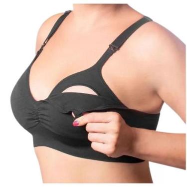 Imagem de Sutiã Amamentação Lupo Ref. 41034-001, Preto, GG