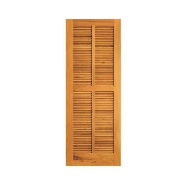 Imagem de Porta Veneziana - Madeira Maciça - Angelim - Wol Madeiras, 2,10m x 60c