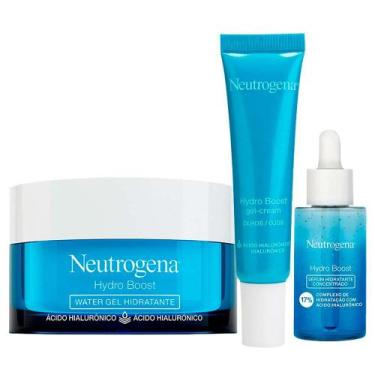 Imagem de Neutrogena Hydro Boost Kit  Gel Hidratante Facial + Gel Creme para Olh